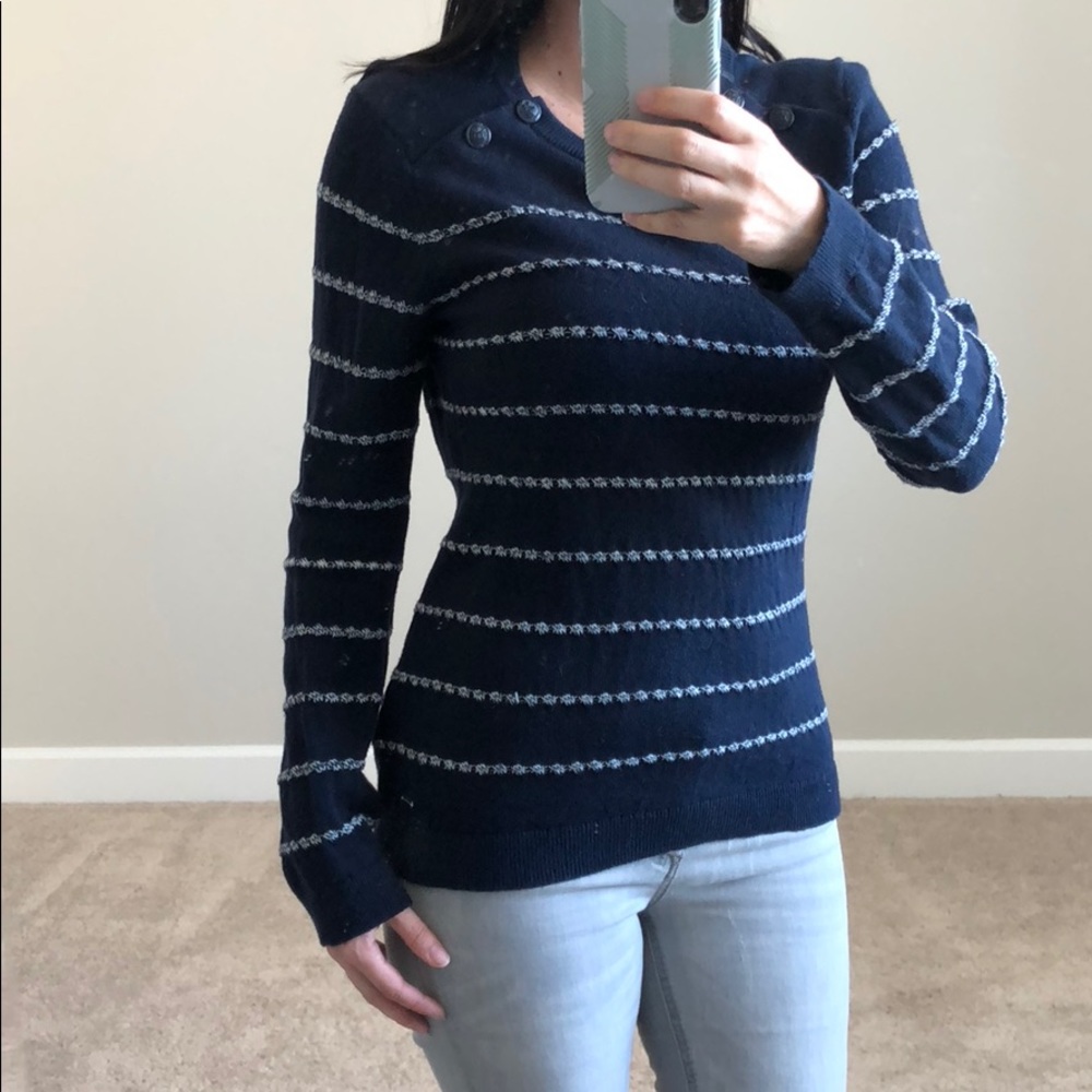 Tommy Hilfiger Sweater! Blue Stripes. LIKE NEW